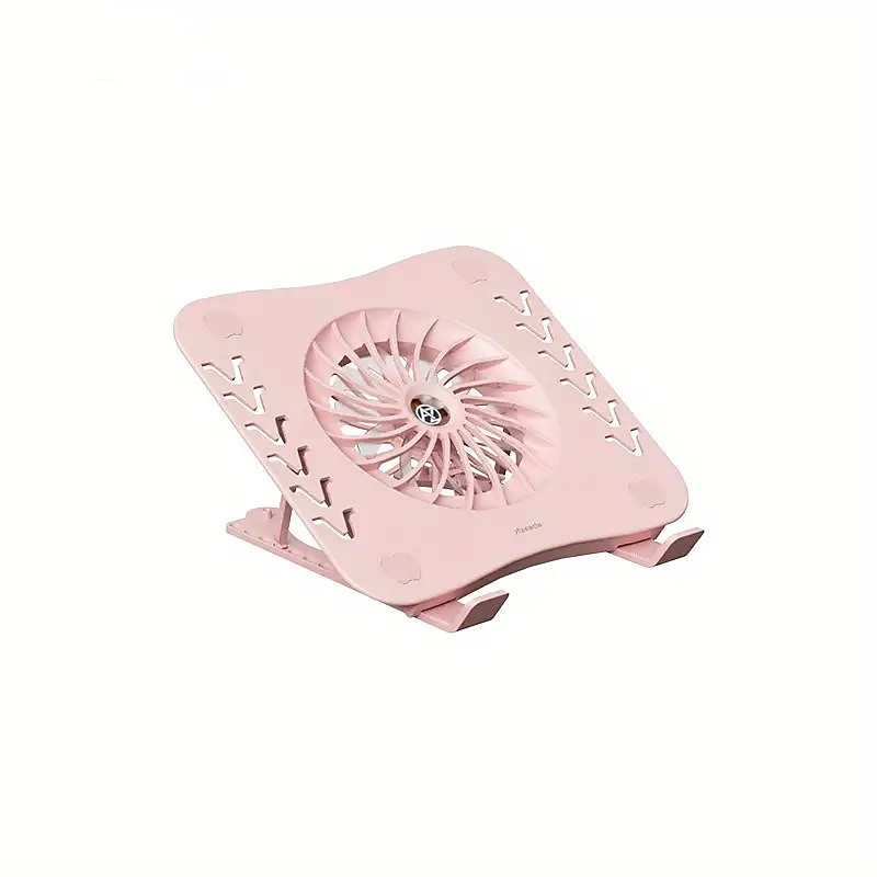 Laptop Stand With Cooling Fan Foldable Laptop Radiator And Holder Cooling Pad Bracket With Silent Fan For Macbook Tablet Notebook Stand Table For Laptop Accessories