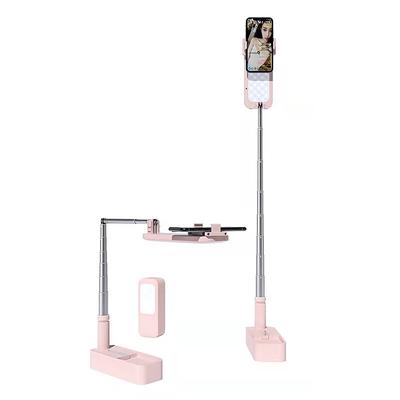 Portable Phone Holder With LED Dimming Light for Live Stream Make Up YouTube TikTok Dimmable LED Camera Ring Light for iPhone Android Phone