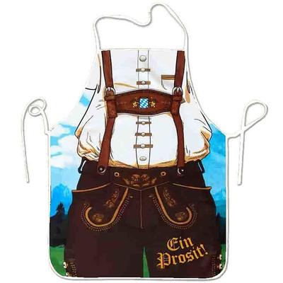 Oktoberfest Mardi Gras Apron Couples Cooking Aprons German Party Costume for BBQ Baking Chef Kitchen Gifts