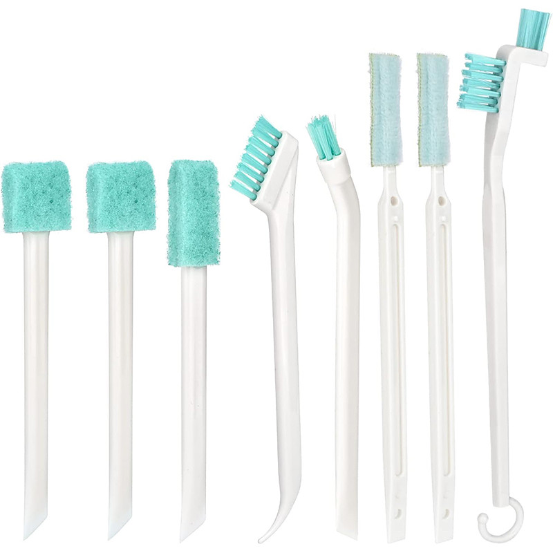 8pcs Crevice Cleaning Brushes Tool for Household Use Small Cleaning Brush Tight Spaces Tiny Cleaning Brush Mini Parts Humidifier Toaster