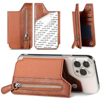 Travel Wallet Card Bag Credit Card Holder For Cell Phone Multifunctional Adhesive Phone Wallet Card Holder Cell Phone Card Case