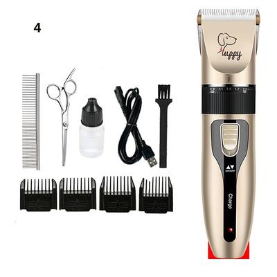 Dog Hair Clipper Pet Hair Trimmer Puppy Grooming Electric Shaver Set Cat Accessories Ceramic Blade Recharge Profession supplies