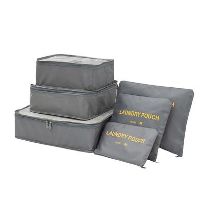 Compression Travel Packing Cubes Set for Luggage Storage and Backpack Organizer Space Savers, 6PCS Travel Storage Bags for Clothes, Suitcase Organizer Pouches, Wardrobe and Luggage Packing Cubes