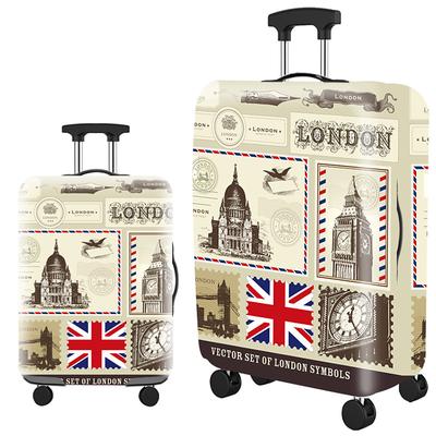 Durable Travel Luggage Cover, Dacron Elastic Suitcase Cover Protector, Foldable Washable Luggage Cover Protector