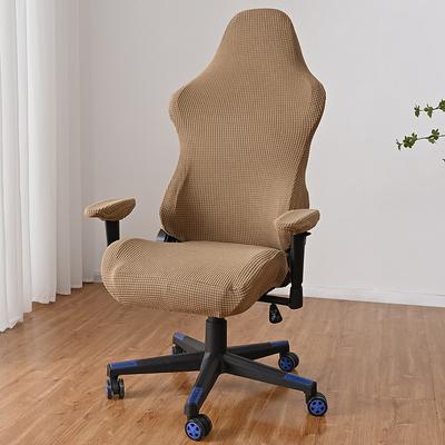 Split Office Chair Cover Gaming Chair Covers Burgundy Stretch Washable Computer Chair Slipcovers for Armchair, Swivel Chair, Gaming Chair,Computer boss Chair