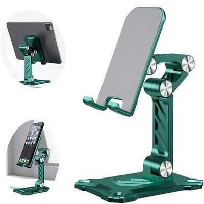Cell Phone Stand Desktop Alloy Foldable Cell Phone Stand Angle Height Adjustable Phone Holder Compatible with 4.7-13