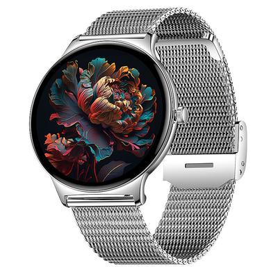 iMosi 1.43 inch AMOLED Smartwatch Fitness Running Watch Bluetooth Pedometer Call Reminder Activity Tracker Compatible with Android iOS Women Men Long Standby Hands-Free Calls Waterproof IP 67