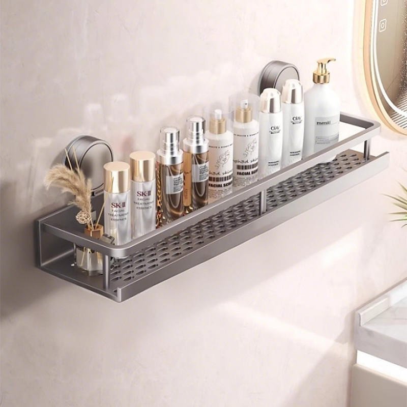 Multi Functional Kitchen Suction Cup Storage Rack - Hook Hanging Rod Wall Mounted Knife HolderShovel Hanging Rack Pot Cover Rack, One-Stop Kitchenware Storage Solution