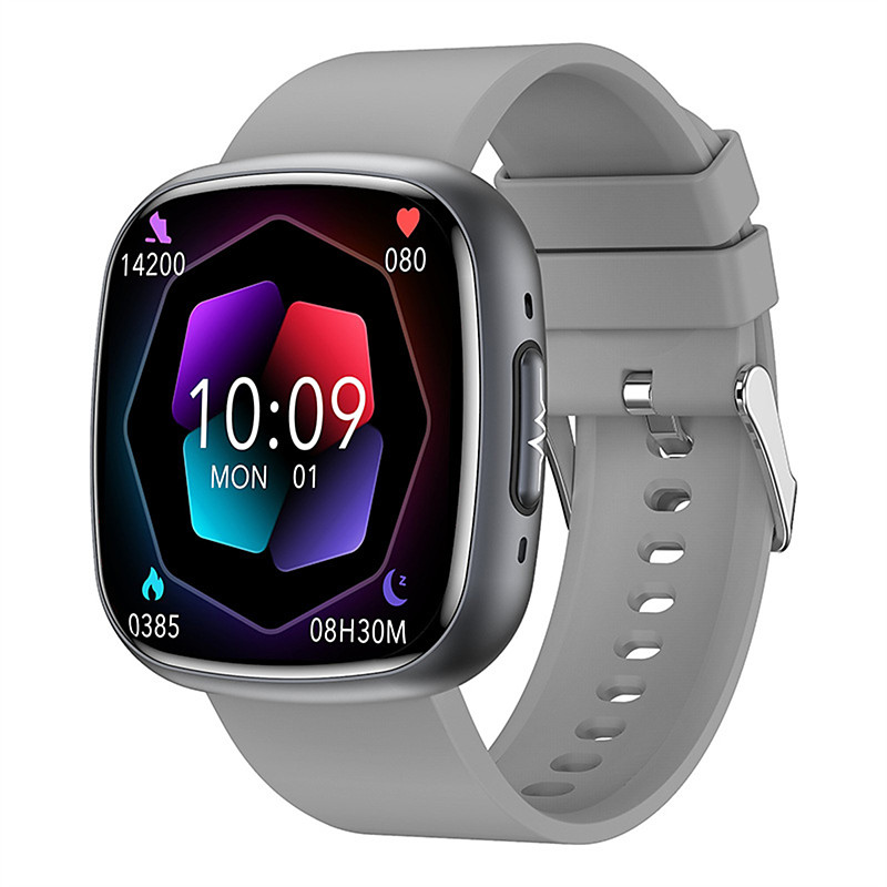 ET593 Smart Watch 1.75 inch Smartwatch Fitness Running Watch Bluetooth Pedometer Fitness Tracker Activity Tracker Compatible with Android iOS Unisex Long Standby Hands-Free Calls Waterproof IP 67