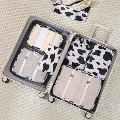 Compression Packing Cubes for Travel, 6 Set Travel Packing Cubes for Suitcases, Compression Suitcases Organizers Bag Set for Travel Essentials, Lightweight Packing Organizers with Shoe Bag