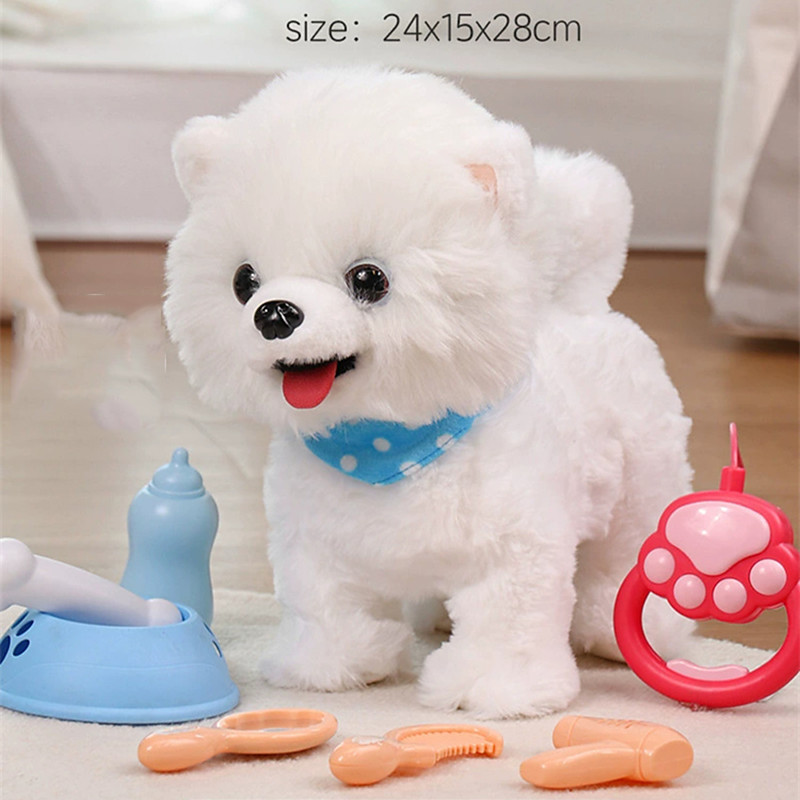Puppy Toys for Kids Toy Dogs That Walk and Bark Walking Dog Toy for Kids with Leash Interactive Stuffed Puppy with Remote Control for Girls and Boys Aged 3-7 Year Old