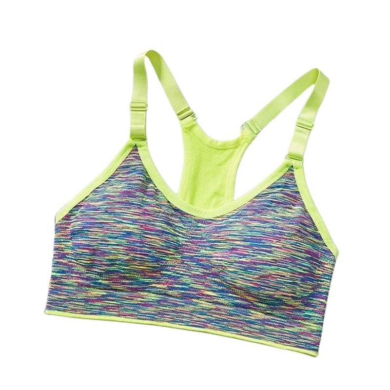 Sports Bra Shockproof Foreign Trade Quick-Drying Section Dyed No Steel Ring Yoga Underwear Training Running Fitness Underwear