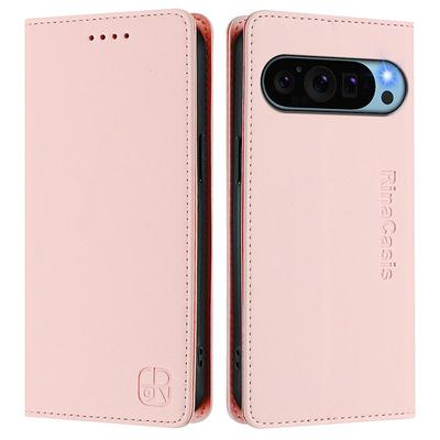 Phone Case For Google Pixel 9 Pro Pixel 9 Pro XL Pixel 8 Pro Pixel 8 Pixel 9 Pixel 7 Pixel 7 Pro Pixel 6 Pixel 6 Pro Flip Cover with Stand Holder Magnetic Support Wireless Charging Retro TPU PU