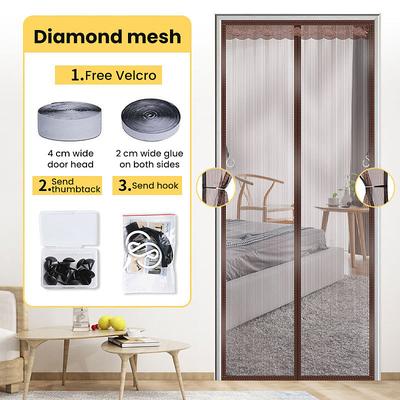 Magnetic Screen Door Portable, Fly or Bug Screen Magnetic, Mesh Screen Door For Sliding Door,Garage,Patio,Kitchen,Living,Window Room,Bedroom,Bar,Pet and Kid Easy Entry