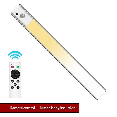 Under Cabinet Lighting, LED Sensor Cabinet Light with Remote Control, Magnetic Dimmable Soft Light Wall Lamp Human Body Sensor Induction, Rechargeable Lamp, Under Counter Night Lights