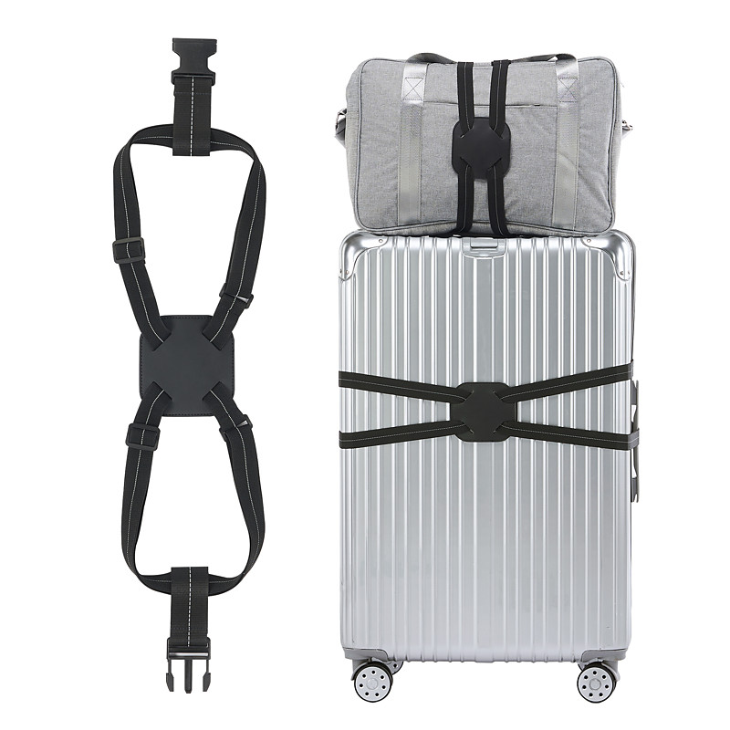 Luggage Straps for Suitcases TSA Approved, Luggage Bag Bungee for Large Luggage, Adjustable Size Travel Elastic Suitcase Strap Belt, Airport Travel Accessories with Buckles for Baggage Handbag