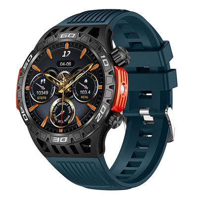 HT22 Smart Watch 1.46 Inch Screen Bluetooth Call IP68 Waterproof LED Flashlight Large Battery 100 Sports GPS Fitness Track Smart Watch