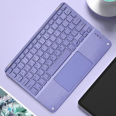 Wireless BT 3.0 Keyboard 59 Keys Ultra-slim Mini BT Keyboard with Touch Pad Support Android Windows iOS System for Laptop Phone Tablet