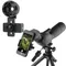 Télescope téléphone Photo adaptateur universel à alignement rapide téléphone portable digiscoping