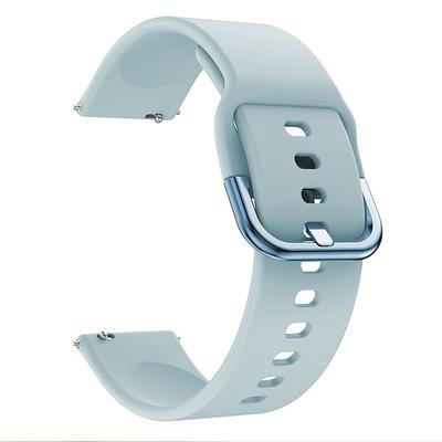 Watch Band for Samsung Watch 7/6/5/4 40/44mm, Galaxy Watch 5 Pro 45mm, Galaxy Watch 4/6 Classic 42/46/43/47mm, Watch 3, Active 2, Gear S2 Silicone Replacement Strap 20mm Sport Band Wristband