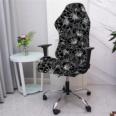 Office Chair Cover Gaming Chair Covers Stretch Washable Computer Chair Slipcovers for Armchair, Swivel Chair, Gaming Chair,Computer boss Chair Floral Printed