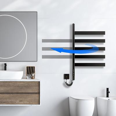 Electric Towel Warmers Radiator, Wall-Mounted Electric Towel Rack, 180° Rotation Smart Constant Temperature Towel Warmer, Heated Radiator Bathroom Accessories, Electric Towel Dryer