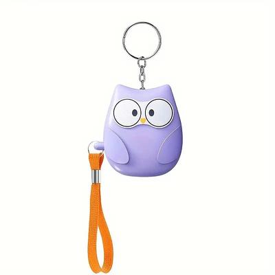1pc Personal Safety Alarm For Women 130dB Self Defense KeychainWith LED Strobe Light Personal Emergency Security Safe Devices KeyChain Alarms For Elderly