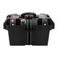 Scatola batteria multifunzione, doppie porte USB, custodia per batteria portatile, scatola batteria