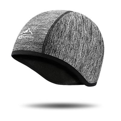 REXCHI Cycling Cap Bike Cap Skull Caps Cap Helmet Liner Stripes Warm Cycling Breathable Soft Stretchy Bike / Cycling Black Dark Grey Grey Fleece Winter for Men's Unisex Adults' Mountain Bike / MTB