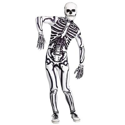 Skeleton Skull Zalgo Monster Halloween Cosplay Costume Bodysuits Carnival Costume Full Body Suit Cosplay Kid's Adults' Men's Boys' Carnival Masquerade Mardi Gras Performance Party Halloween Easy