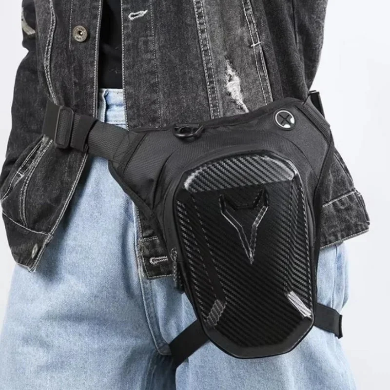 Sac de jambe de taille étanche pour moto, coque rigide EVA, sac à main pour téléphone portable/mobile, équipement de moto
