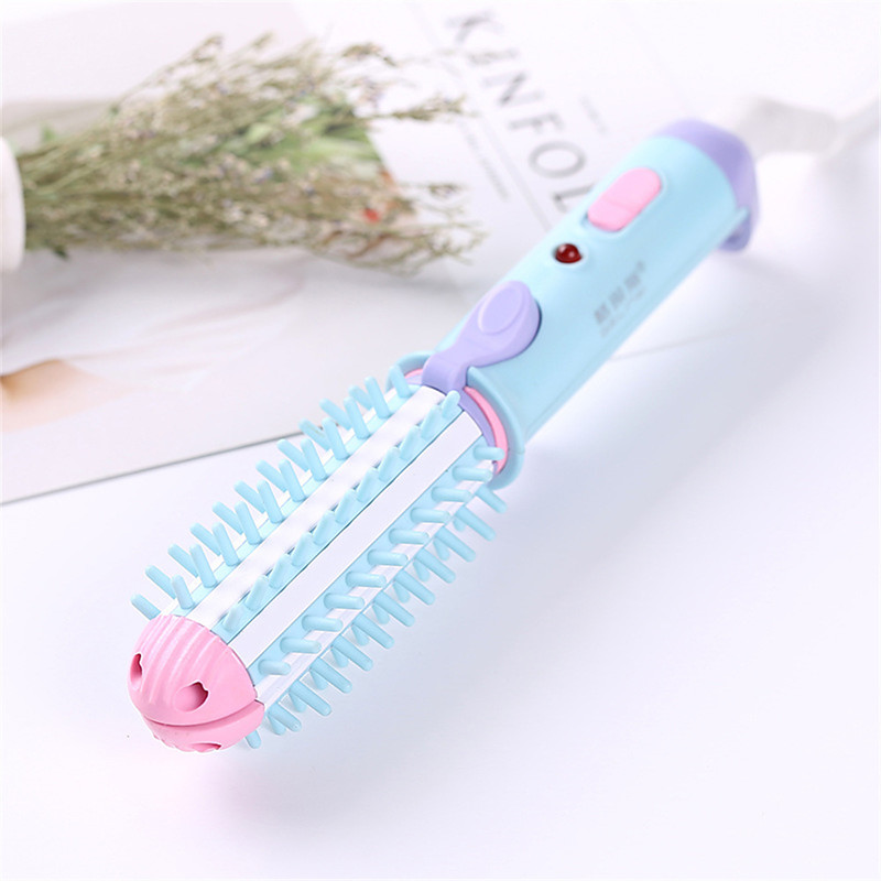 Mini Electric Hair Styler Travel Curler Curling Dryers Styling Tool Hair Straightener Ionic Curler Professional Hot Brush Valentine's Day Gift