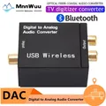 Convertitore audio digitale-analogico DAC Ottico SPDIF Toslink Ingresso coassiale Bluetooth a uscita amplificatore per cuffie audio L/R RCA