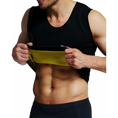 Men Muscular Bodyweight Training Muscle Building Sweat Control Sweat Vest Sweat Shaper Sauna Vest For Gym Workout Exercise Fitness
