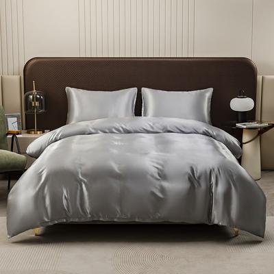 Satin Imitation Silk Ice Silk Bed Sheet Set Three or Four Piece Set