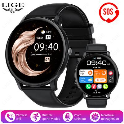 LIGE BW0905 Smart Watch Fitness Tracker Heart Rate Monitor Bluetooth Android iOS Waterproof 1.69