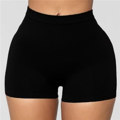 Women's Gym Shorts Yoga Shorts Biker Shorts Butt Lift Tummy Control High Waist Gym Workout Running Fitness Bottoms Solid Color Black White Army Green Spandex Sports Activewear High Elasticity Skinny
