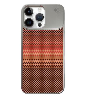 Phone Case For iPhone 16 15 14 Pro Max 13 Back Cover Magnetic Adsorption Slim Case Support Wireless Charging Shockproof Geometric Pattern PC
