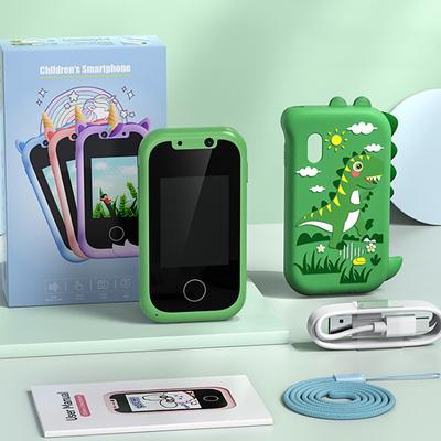 Kid's Smart Phone Toys Touchscreen HD Dual Camera Cell Phone For Kids Birthday Gifts Toddler Play Phone For Boys 3-10 Travel Toy for Christmas Halloween Gift