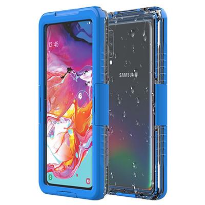 Phone Case For Samsung Galaxy S24 S22 S21 FE S21 Ultra Plus A73 S20 A32 A52 A42 A22 Full Body Case Waterproof Transparent Shockproof Transparent Silica Gel PC