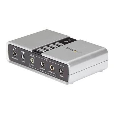 StarTech.com 7.1 USB Audio Adapter External Sound Card with SPDIF Digital Audio