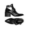 Steve Madden Damen Stiefelette, Gr. 41, schwarz, Kunstleder
