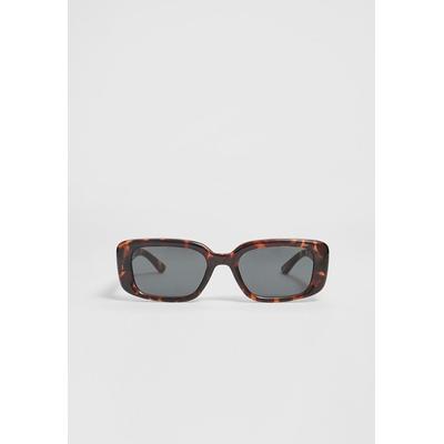 Stradivarius Tortoiseshell rectangular sunglasses Brown OS