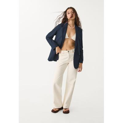 Stradivarius Regular fit blazer Navy blue S