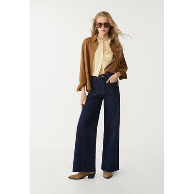 Stradivarius Straight-fit jeans with pockets RINSE BLUE DENIM 12