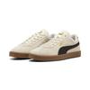 Sneaker PUMA "PUMA Club II Suede Sneakers Erwachsene", Gr. 37.5, weiß (alpine snow schwarz gold weiß), Obermaterial: Textil, Synthetik, Kuhleder; Futter: Textil; Innensohle: Textil; Laufsohle: Gummi, Schuhe