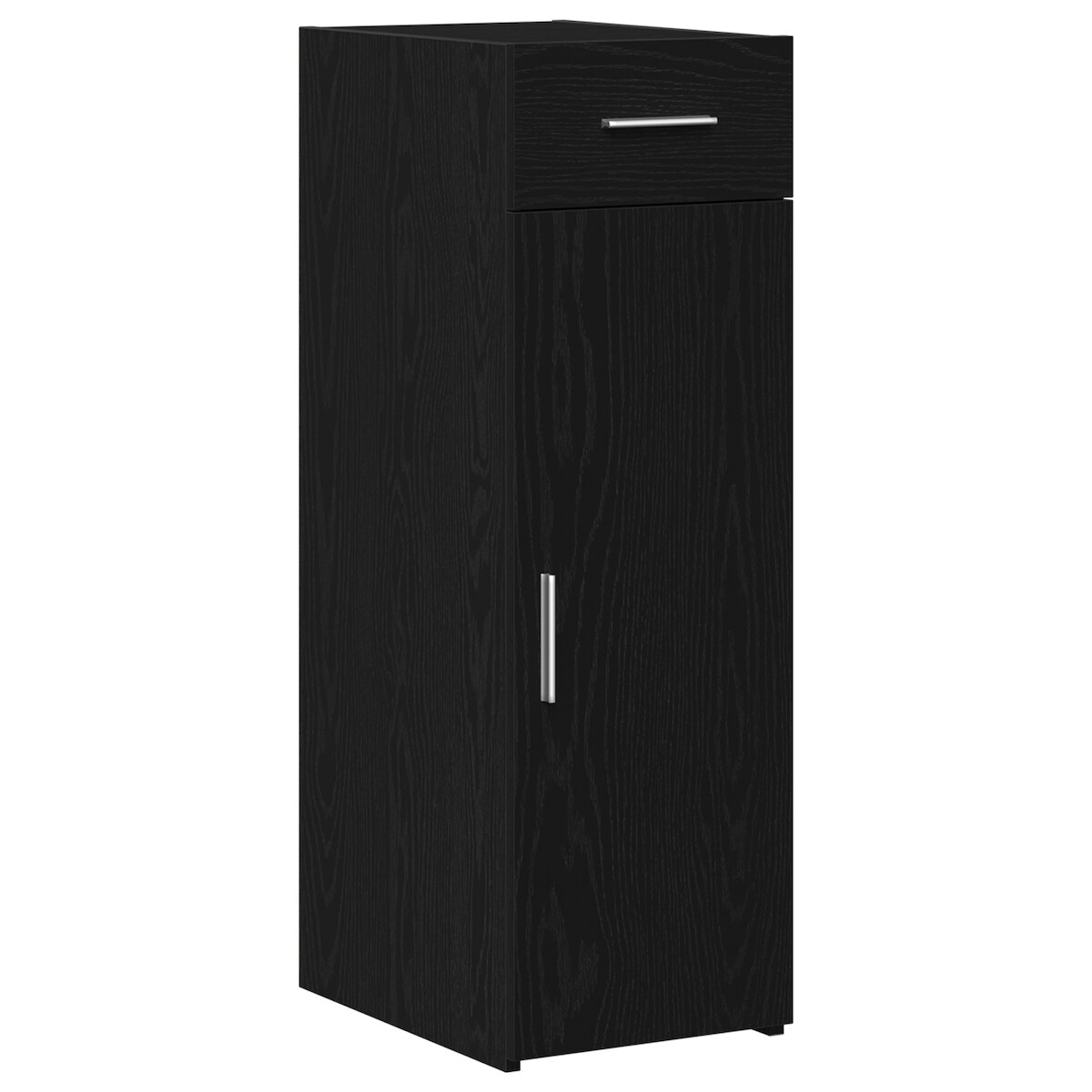 vidaXL Sideboard Schwarz Eiche 30x42,5x93 cm Holzwerkstoff Image