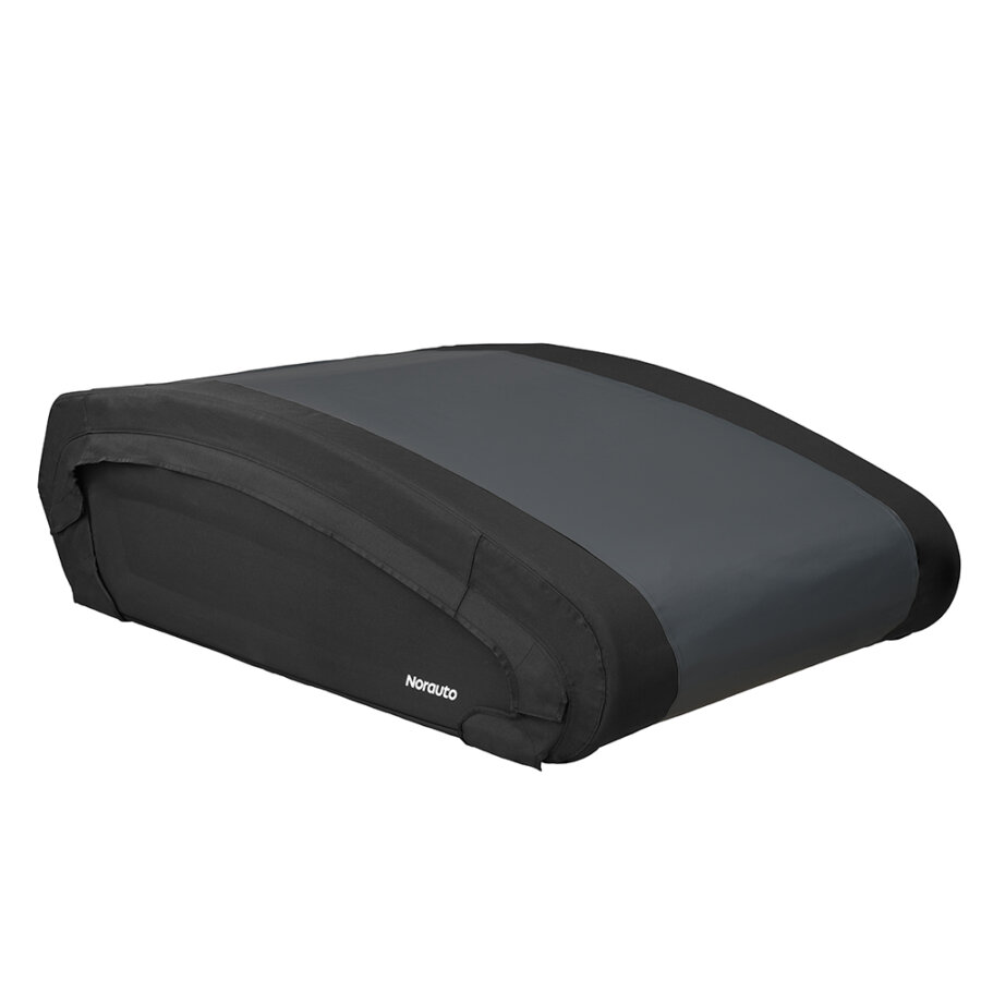 Coffre De Toit Pliant Norauto Bermude Flex En Tissu Gris 340l