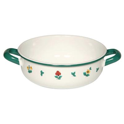 Riess-kelomat - Riess Bauernschüssel Ø18cm 1,5Liter Country Gmundner Streublumen Emaille