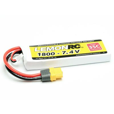 Lemonrc - Modellbau-Akkupack (LiPo) 7.4 v 1800 mAh Zellen-Zahl: 2 35 c Softcase XT60 Image